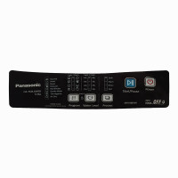 Panasonic Washing Machine Control panel stICker for model NA-F60L5MRB (16038000A37398)