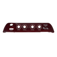 Panasonic Washing Machine Panel deco (middle deco) pana red for model NA-W85G4RRB (03HMRM471110202)