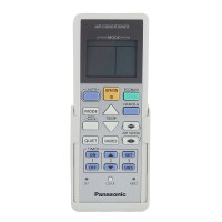 Panasonic Room Air Conditioner Remote control complete for model CS-XC12RKY (CWA75C4601)